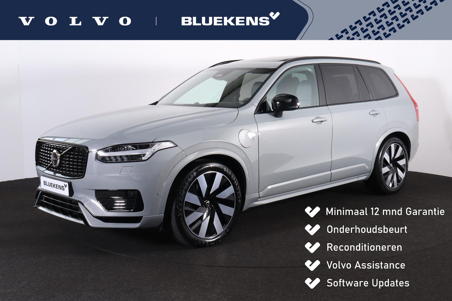 Volvo XC90 - T8 Recharge AWD Ultra Dark - LONG RANGE - Luchtvering - Panorama/schuifdak - IntelliSafe A - AutoWereld.nl