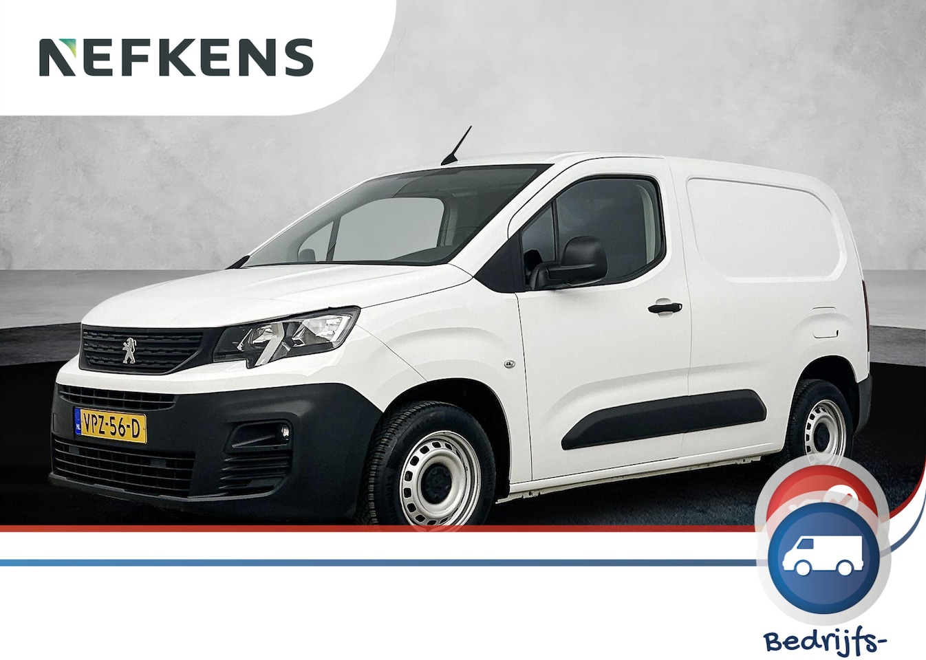 Peugeot Partner - 1.5 100 pk Premium 1ste eigenaar | AppleCarPlay | Parkeersensoren | Airco | Schuifdeur - AutoWereld.nl