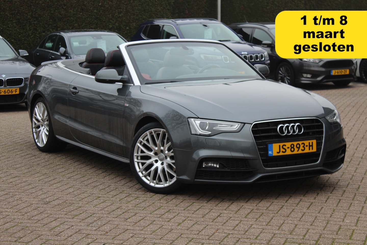 Audi A5 Cabriolet - 1.8 TFSI Sport Edition NL Auto! / Leder / Nekverwarming / 19'' / B&O / Elektr. stoelen / N - AutoWereld.nl