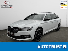 Skoda Superb Combi - 1.4 TSI iV Business Edition Plus Memory Sportline 218PK Pano Trekhaak Navi Elektr Achterkl