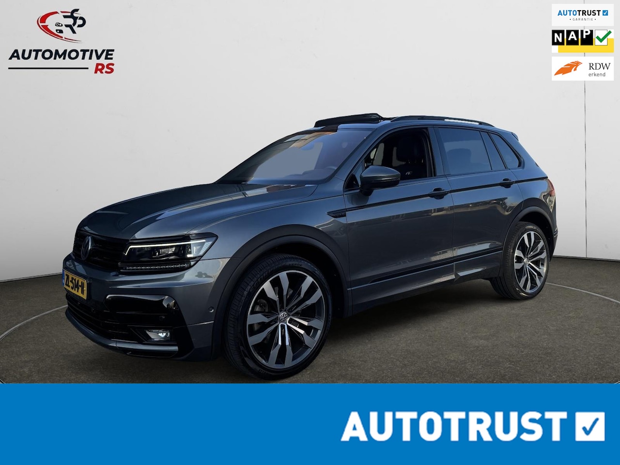 Volkswagen Tiguan - 3x R-Line 2.0 TSI 4Motion HUD Keyl Memory IQ Light Pano Elektr. achterklep - AutoWereld.nl