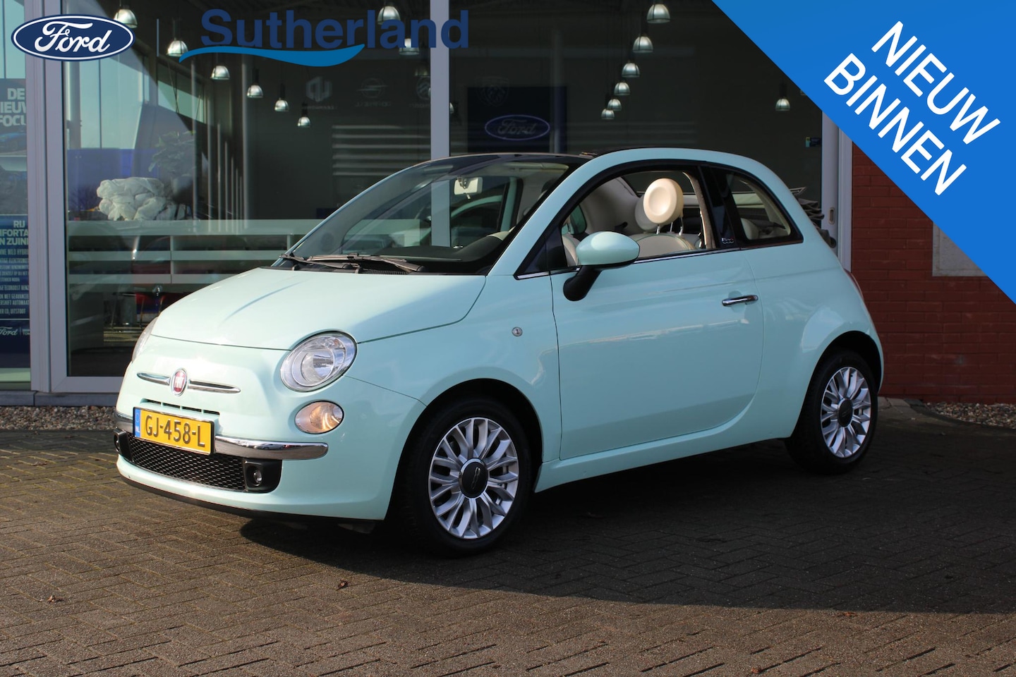 Fiat 500 C - 0.9 TwinAir Turbo Lounge | Cabrio | Climate Control | Lichtmetalen Velgen | Electrische ra - AutoWereld.nl