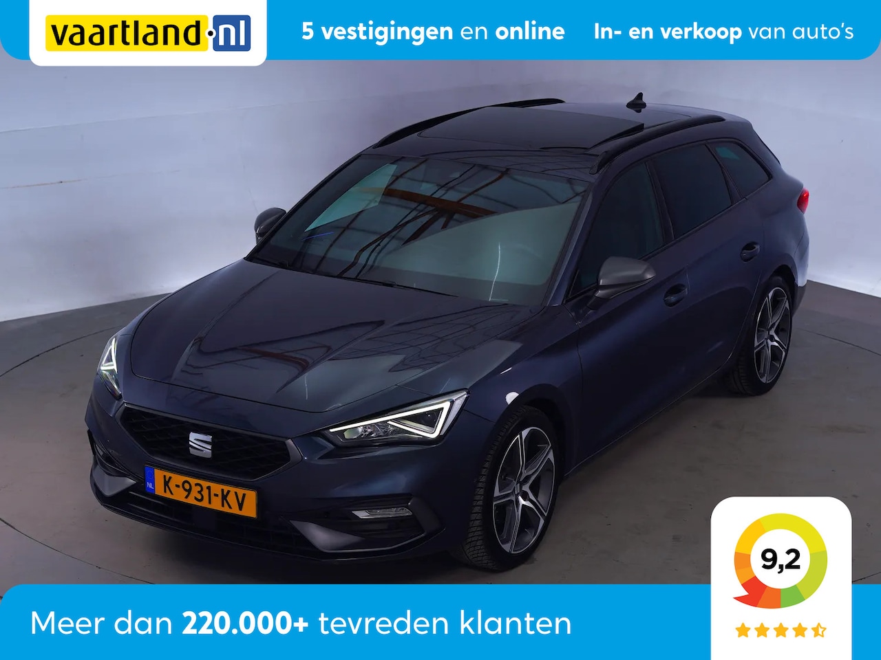 Seat Leon Sportstourer - 1.5 TSI FR Launch Edition [ Beats Panoramadak Nav ] - AutoWereld.nl