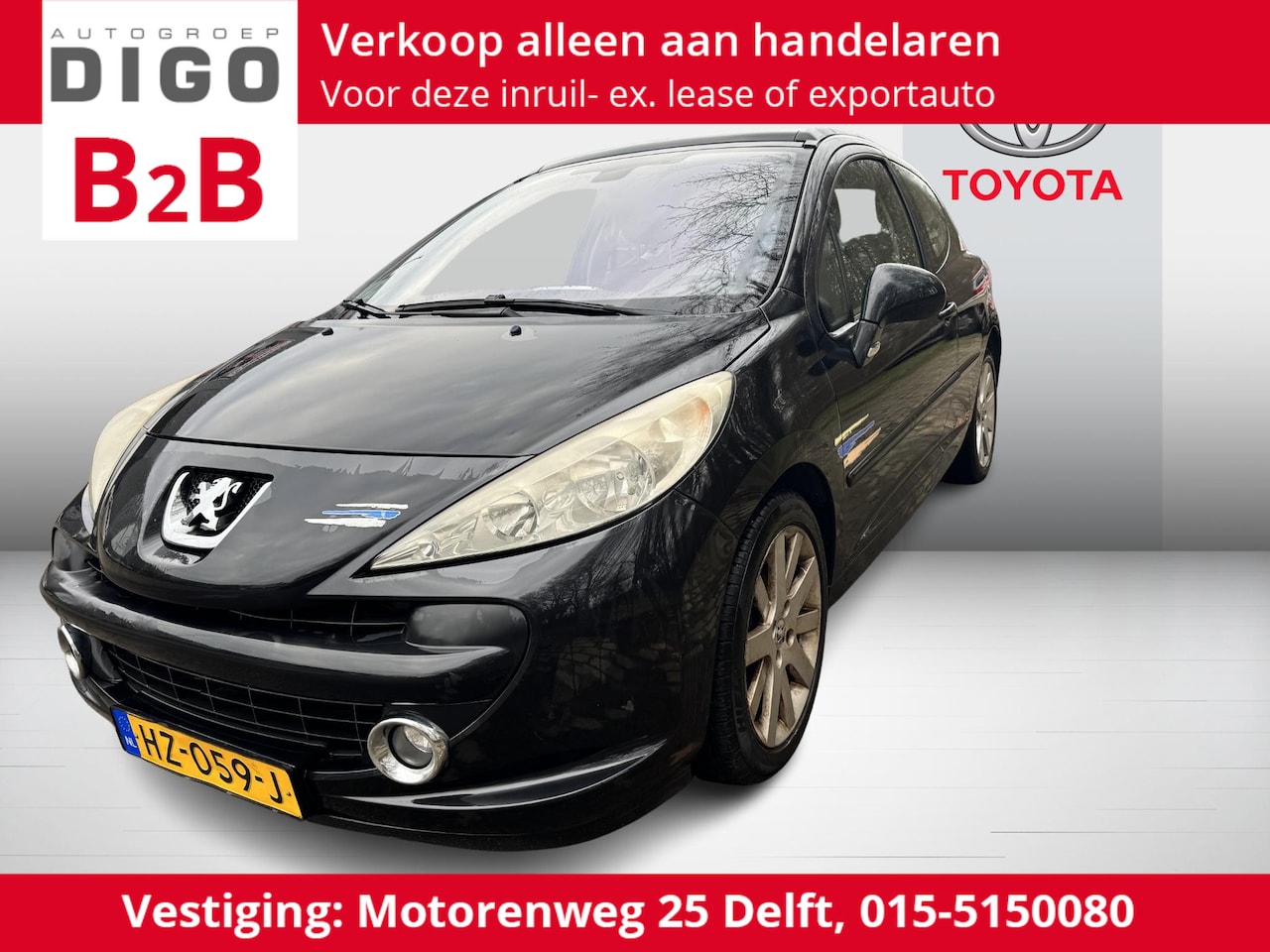 Peugeot 207 - 1.6-16V T Féline B2B ZO MEE VERKOOP HANDEL / B2B / EXPORT - AutoWereld.nl