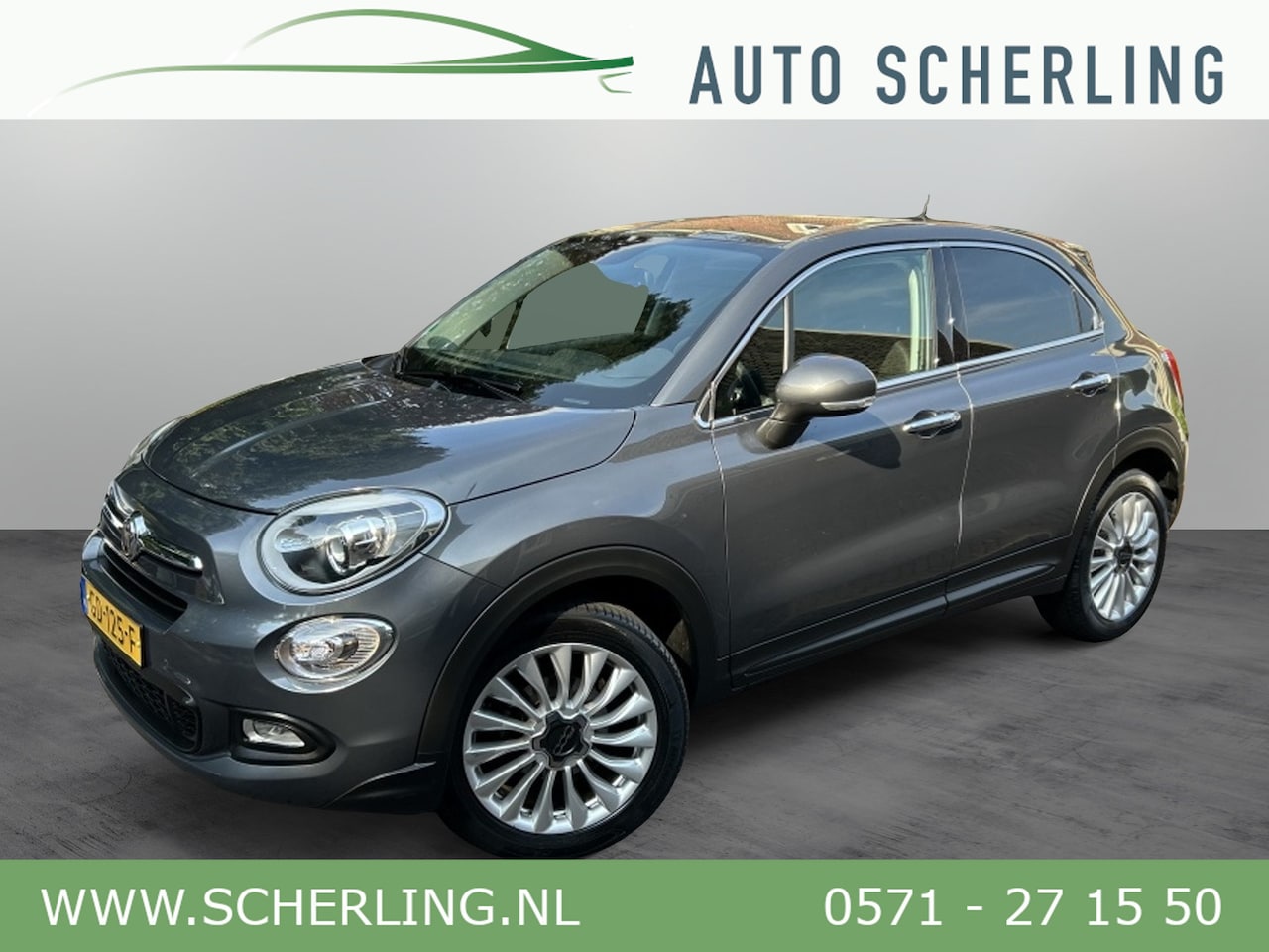 Fiat 500 X - 1.4 Turbo 140pk Lounge Navi, Cruise, Trekhaak, 18" LMV - AutoWereld.nl