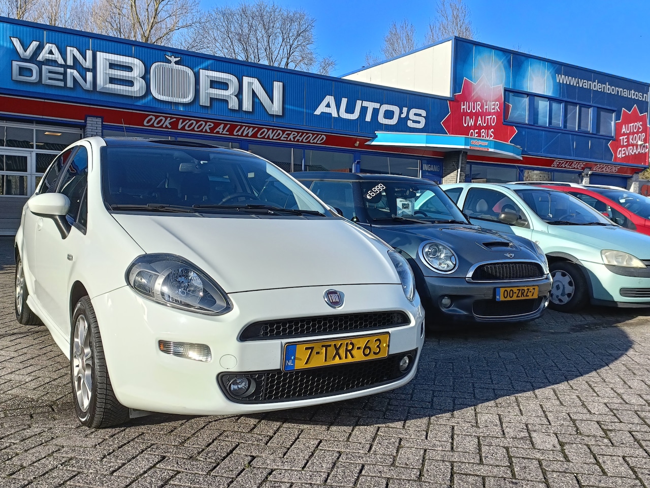 Fiat Punto Evo - 0.9 TwinAir Lounge Pano dak Airco Cruise LMV 3 mnd Garantie - AutoWereld.nl