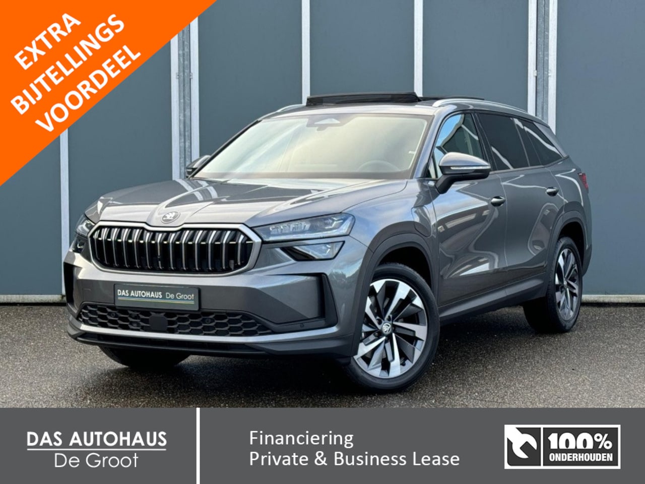 Skoda Kodiaq - 1.5 TSI iV 204pk Business Edition | Leer | Panoramadak - AutoWereld.nl