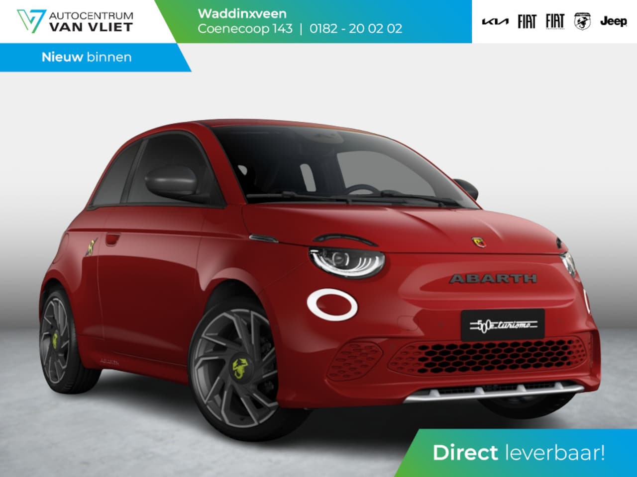 Abarth 500e - Turismo 42 kWh | Uit voorraad leverbaar | Camera | Clima | Apple Carplay | JBL Sound | Nav - AutoWereld.nl