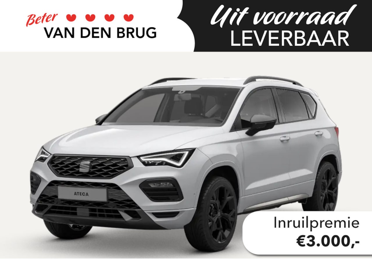 Seat Ateca - 1.5 TSI FR Business Intense | Trekhaak | Panoramisch schuif/kanteldak | Dinamica bekleding - AutoWereld.nl