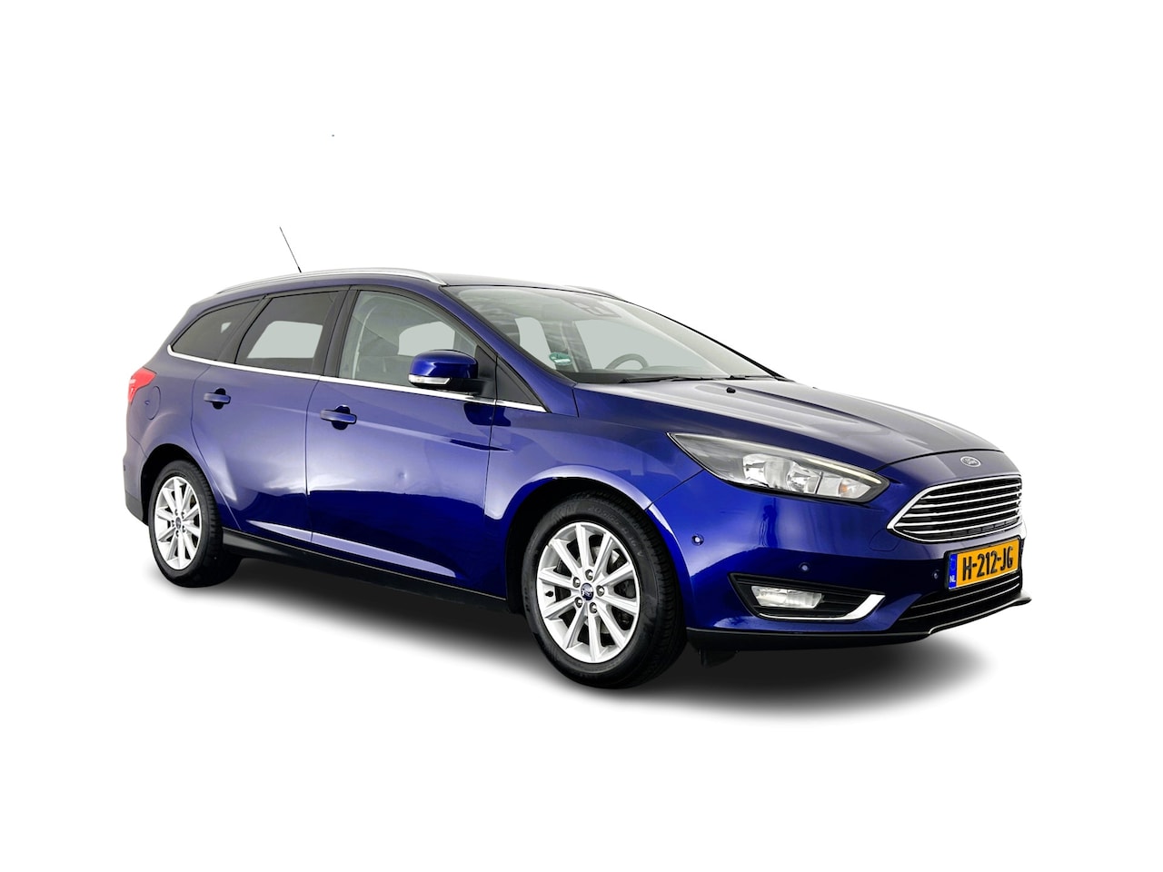 Ford Focus Wagon - 1.5 TDCI Titanium Edition *NAVI-FULLMAP | 1/2LEATHER | ECC | PDC | CRUISE | 16''ALU* - AutoWereld.nl