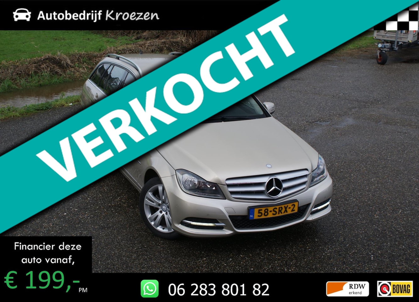 Mercedes-Benz C-klasse Estate - 180 Business Class Avantgarde | Org NL | Cruise control | Trekhaak | - AutoWereld.nl