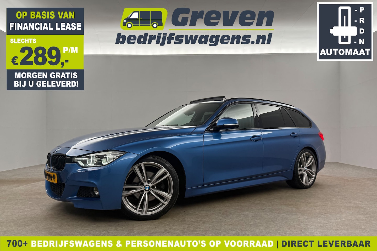 BMW 3-serie Touring - 320d High Executive M-Sport 191PK Pano Leder LED 19"LMV Clima Cruise Stoelverwarming Navi - AutoWereld.nl