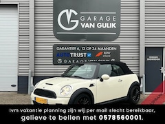 MINI Cabrio - 1.6 122PK Cooper Chili JCW Clima, Cruise, Navi, Panodak, Leder/Stof, Bluetooth, Stoelverw.