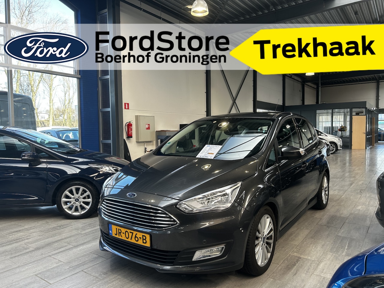 Ford C-Max - EcoBoost 125 pk Titanium | Trekhaak | Navi | Clima | Cruise | Voorruitverw. | 100% dealer - AutoWereld.nl