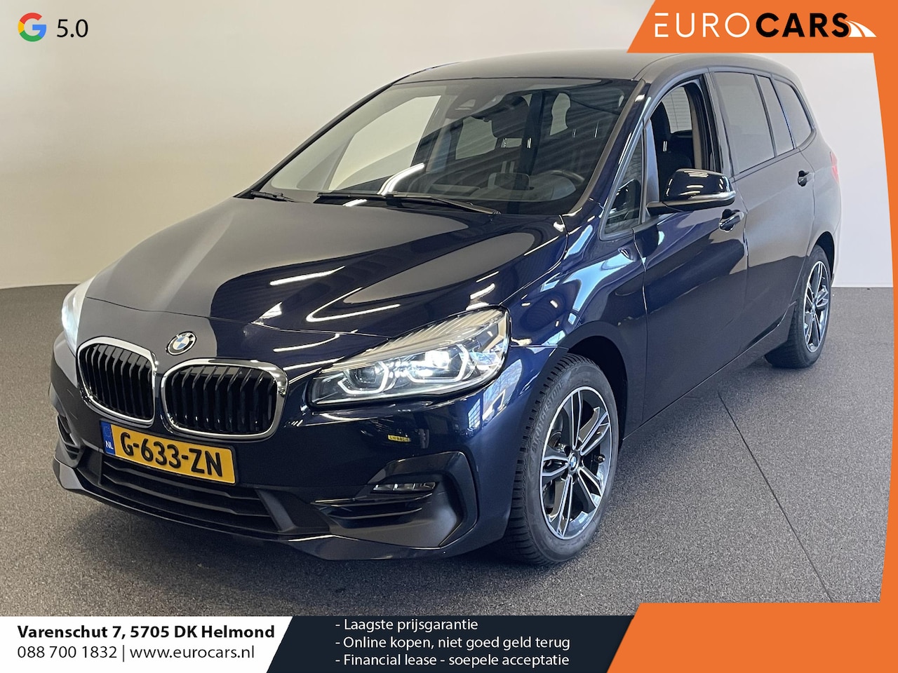 BMW 2-serie Gran Tourer - 218i 7 Persoons Sport Edition Navi Plus Trekhaak Adaptive Cruise Control PDC VA Head Up Di - AutoWereld.nl