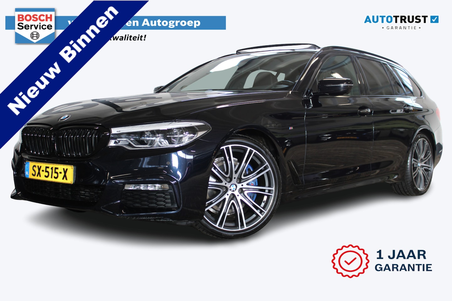 BMW 5-serie Touring - 530i High Executive M-sport | Incl. 12 maanden garantie | 100% onderhouden | Memory-seats - AutoWereld.nl