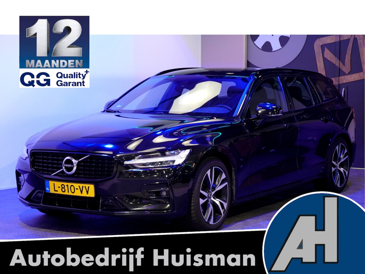 Volvo V60 - 2.0 B4 MHEV 145kW/197pk Aut8 R-Design HARMAN/KARDON + NAVI SENSUS + ADAPT.CRUISE + PILOT A - AutoWereld.nl