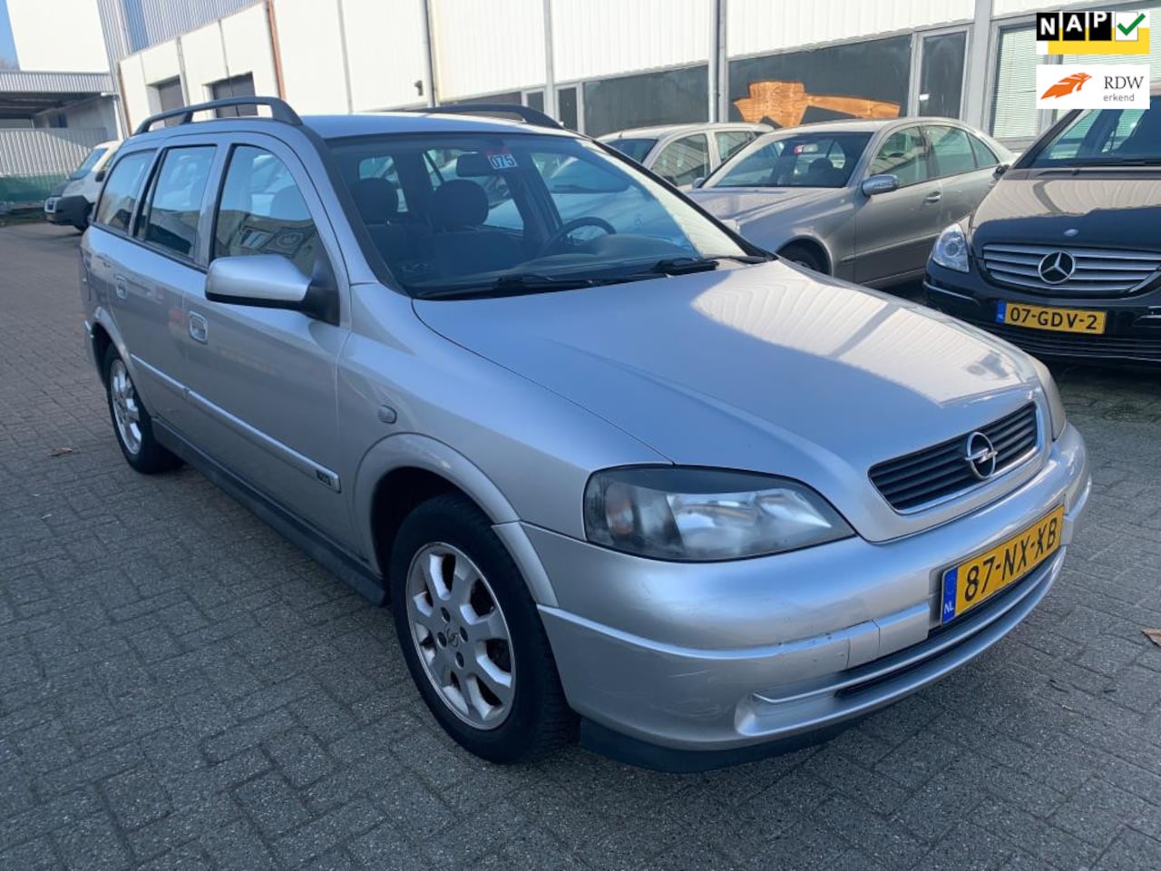 Opel Astra Wagon - 1.6 Njoy Airco/Clima Cruise control Elektr Ramen Lm velgen Rijdt en schakelt perfect Bj 20 - AutoWereld.nl