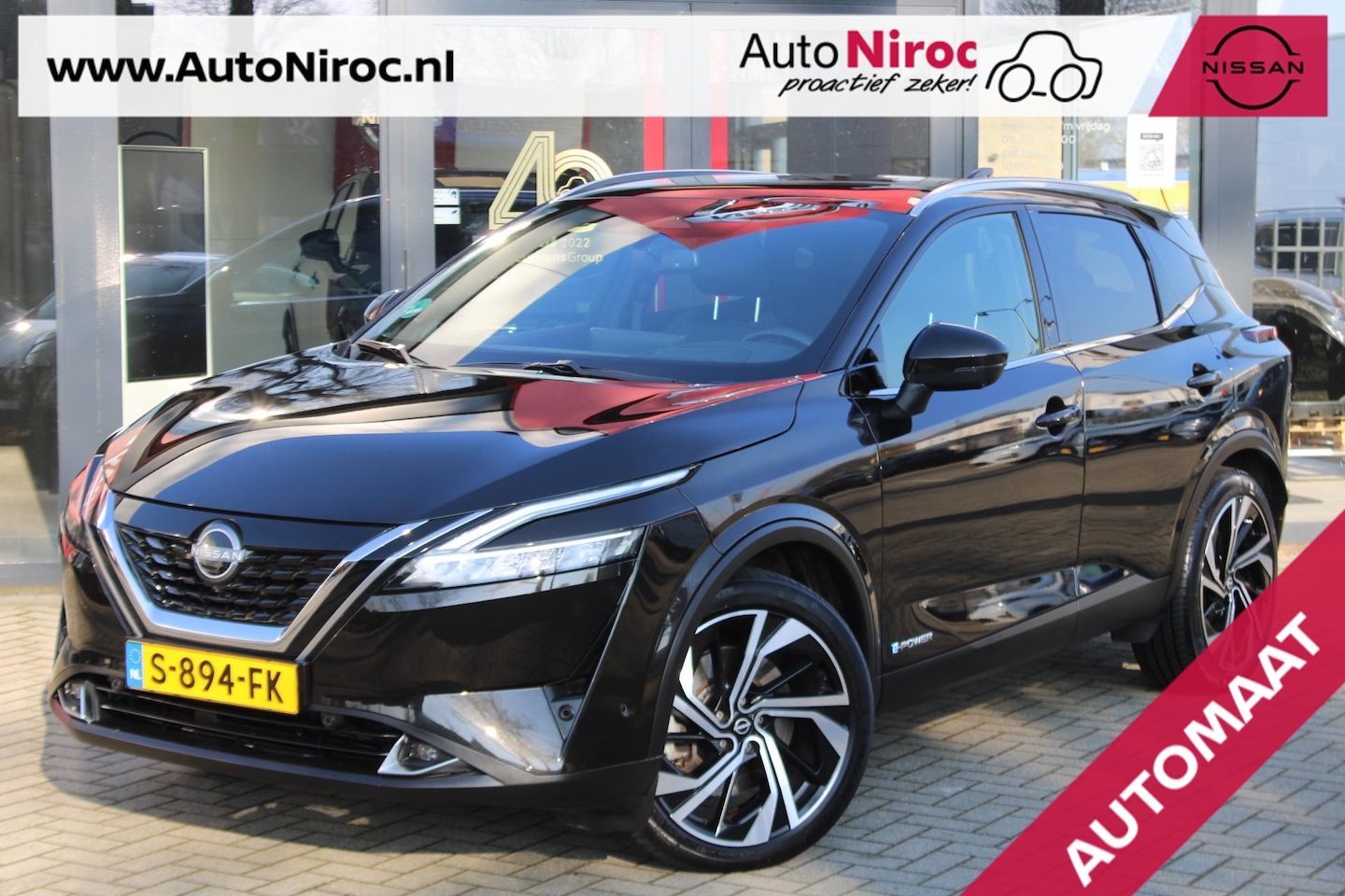 Nissan Qashqai - e-Power 190 Tekna Plus | AUTOMAAT | PANORAMADAK | STOELVERWARMING | LEDER | HEAD-UP DISPLA - AutoWereld.nl