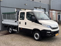 Iveco Daily - 35S12D 2.3 345 6 persoons 3500kg trekgewicht Airco Euro 6 Pick-up Open laadbak Bakwagen 1e