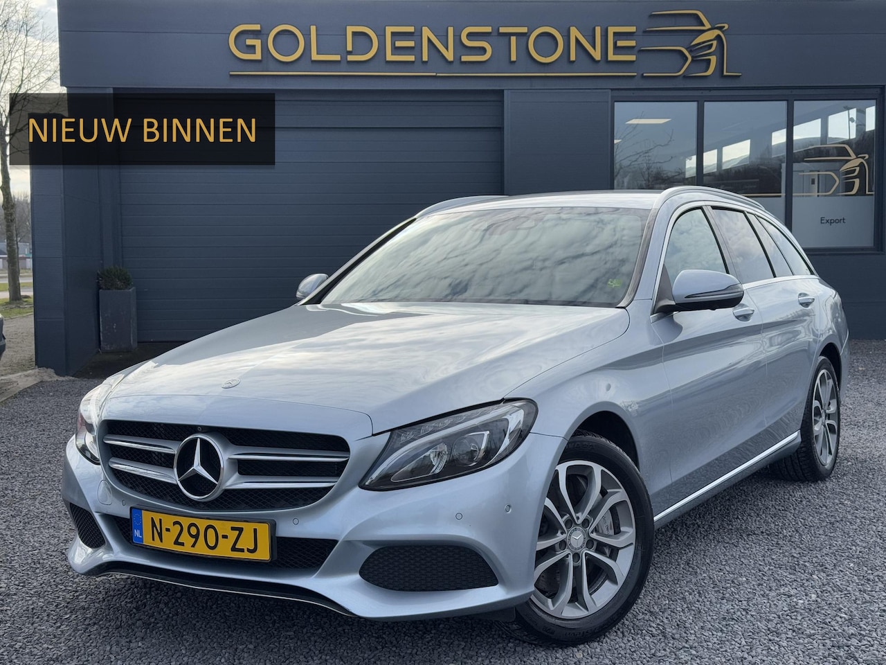 Mercedes-Benz C-klasse Estate - 350 e Lease Edition 1e Eigenaar,Burmester,Navi,Leder,360 Camera,Clima,Cruise,APK tot 11-20 - AutoWereld.nl