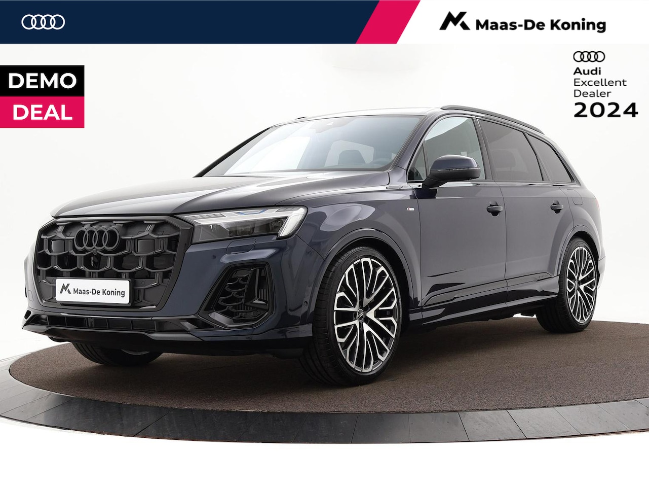 Audi Q7 - Pro Line S 55 TFSI e 394 PK · 22" LM Velgen · Head-Up display · Vierwiel besturing · HD Ma - AutoWereld.nl