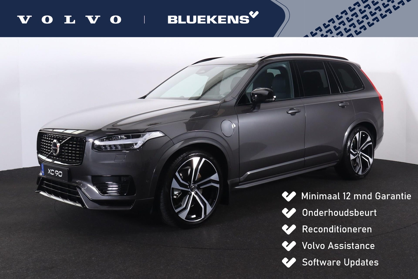 Volvo XC90 - T8 Recharge AWD Ultimate Dark - LONG RANGE - Luchtvering - Panorama/schuifdak - IntelliSaf - AutoWereld.nl