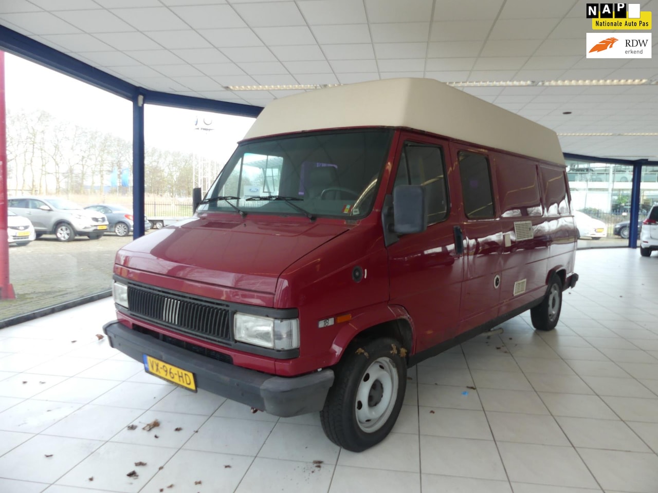 Fiat Ducato - Ducato Maxi 18 Camper Hobby Bus Lederen Sportstoelen Luifel - AutoWereld.nl