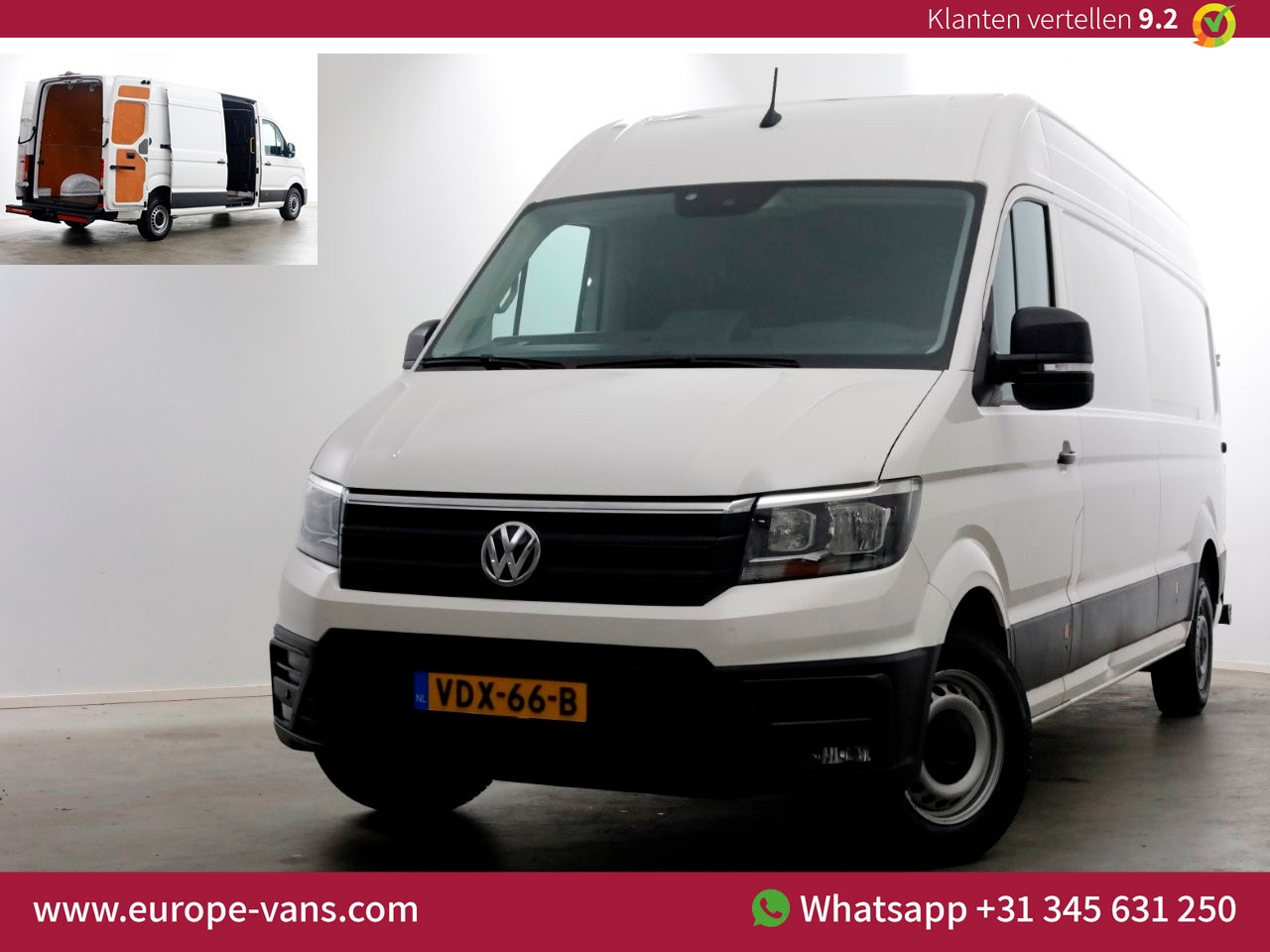 Volkswagen Crafter - 35 2.0 TDI 140pk DSG-Automaat L4H3 (L3H2) Maxi Navi/Camera 01-2020 - AutoWereld.nl