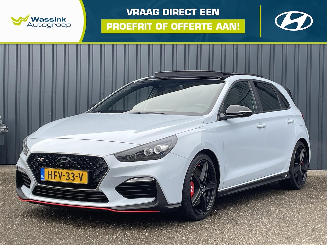 Hyundai i30 - 2.0 T-GDi 275pk Performance Blue I Zomerset Wielen I Schuif Kantel Dak I Stoel- Stuurverwa - AutoWereld.nl