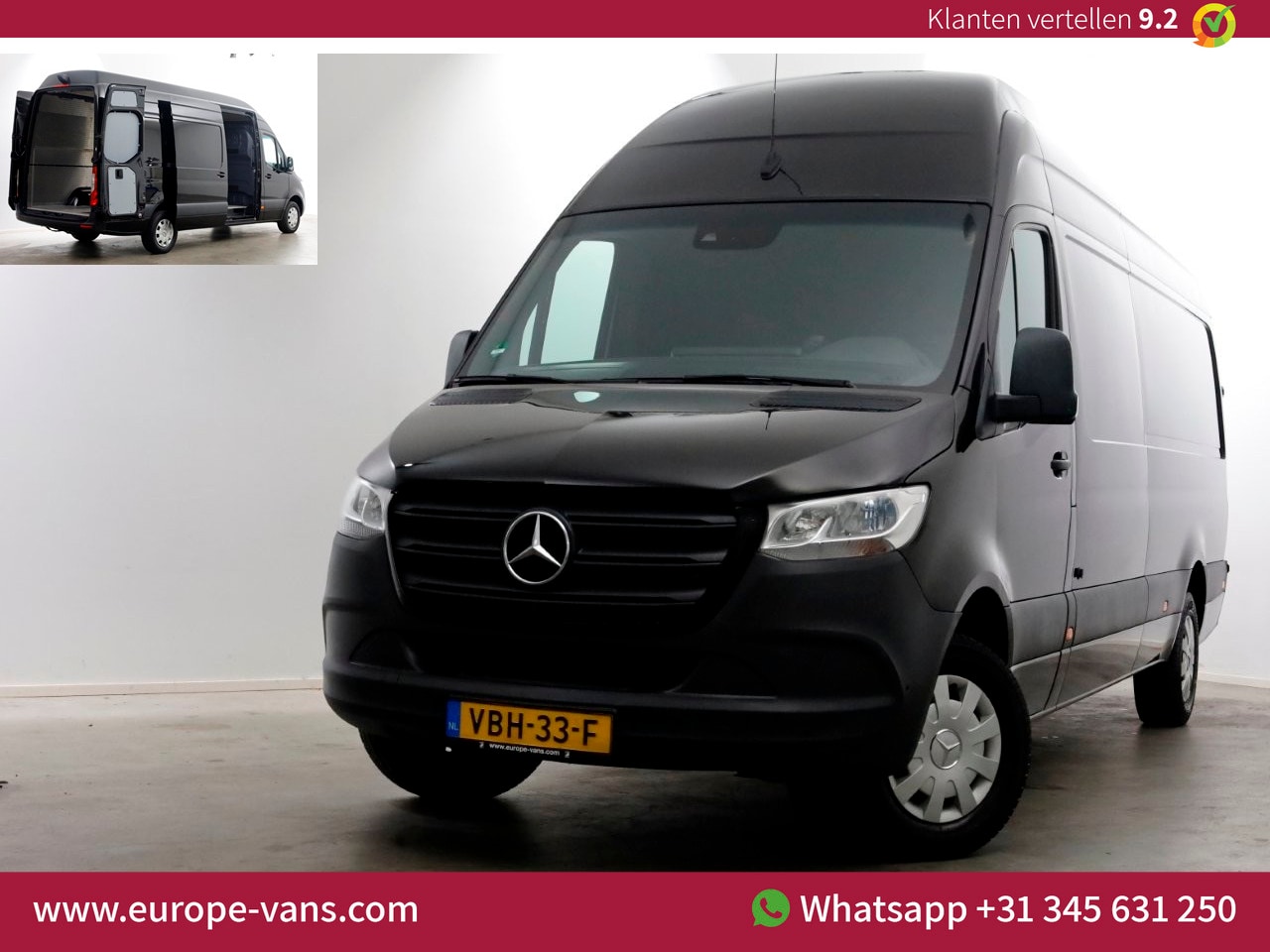 Mercedes-Benz Sprinter - 316 CDI 163pk E6 7G Automaat L3H3 Airco/Navi/360° Camera 07-2019 - AutoWereld.nl