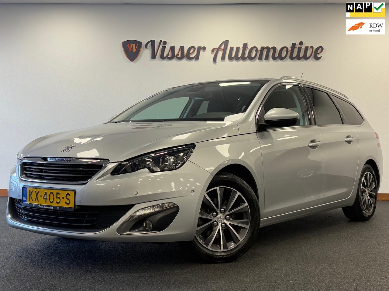 Peugeot 308 SW - 1.2 PureTech Blue Lease Premium*Nationale Auto Pas*NAP**Pano*Camera*Cruise*Navi*Airco*Stoe - AutoWereld.nl