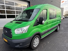 Ford Transit - 350 2.0 TDCI L3H2 DC Trend dubbelcabine 6 persoons, airco, camera