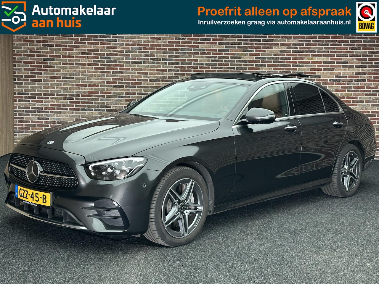 Mercedes-Benz E-klasse - 300 de 4MATIC AMG Line Burmester Pano Head Leer Dealer Garantie - AutoWereld.nl