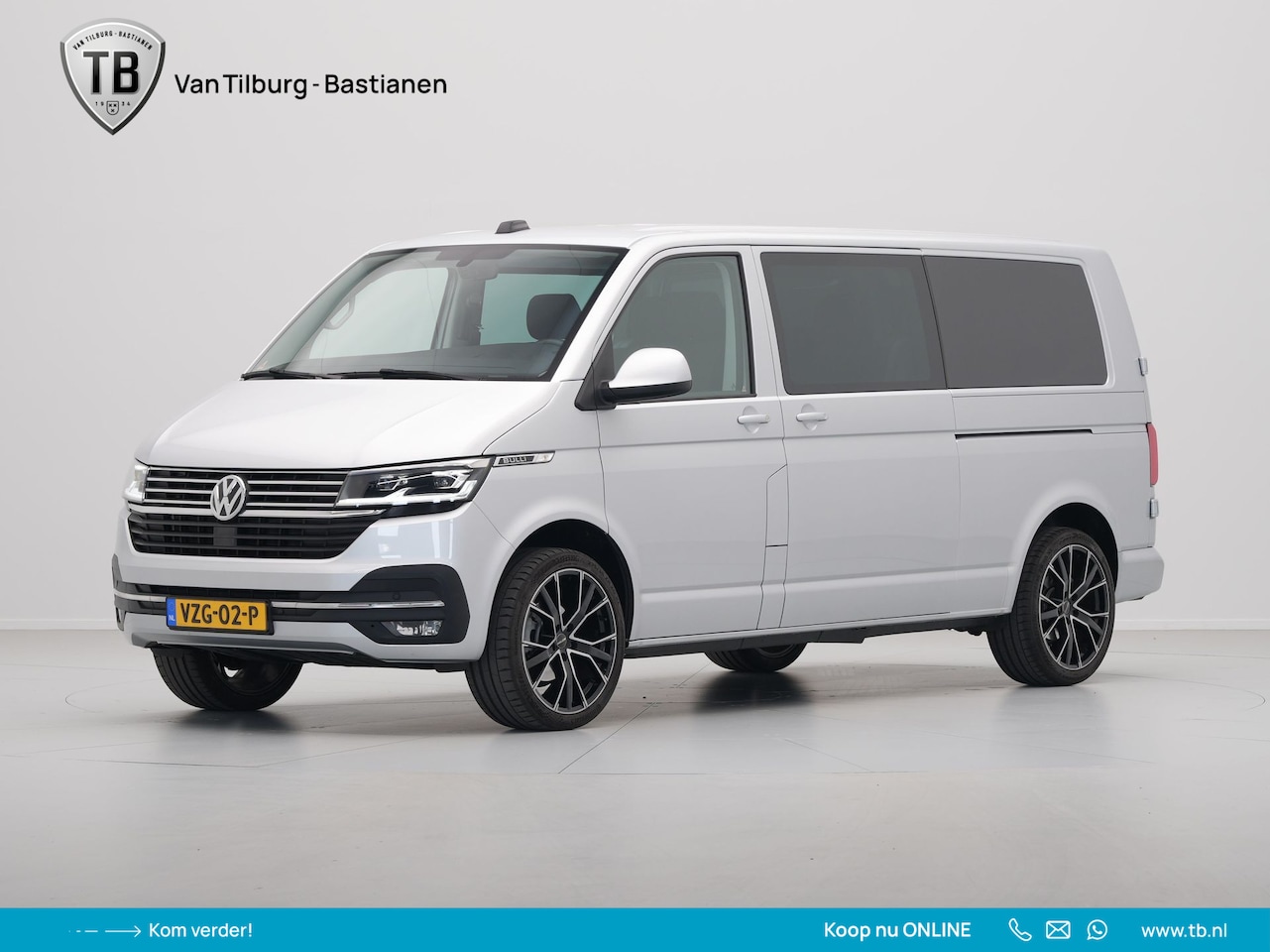 Volkswagen Transporter - 2.0 TDI 150pk DSG L2H1 30 DC Bulli Navigatie Led Pdc Virtual Cockpit 20 inch - AutoWereld.nl