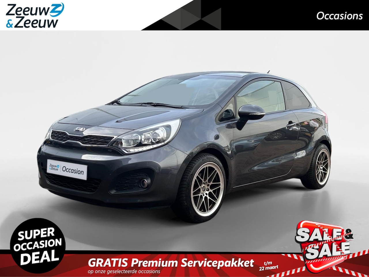 Kia Rio - 1.2 CVVT Super Pack | Keyless Start | Climate Control | Bluetooth | Navigatie | All Season - AutoWereld.nl