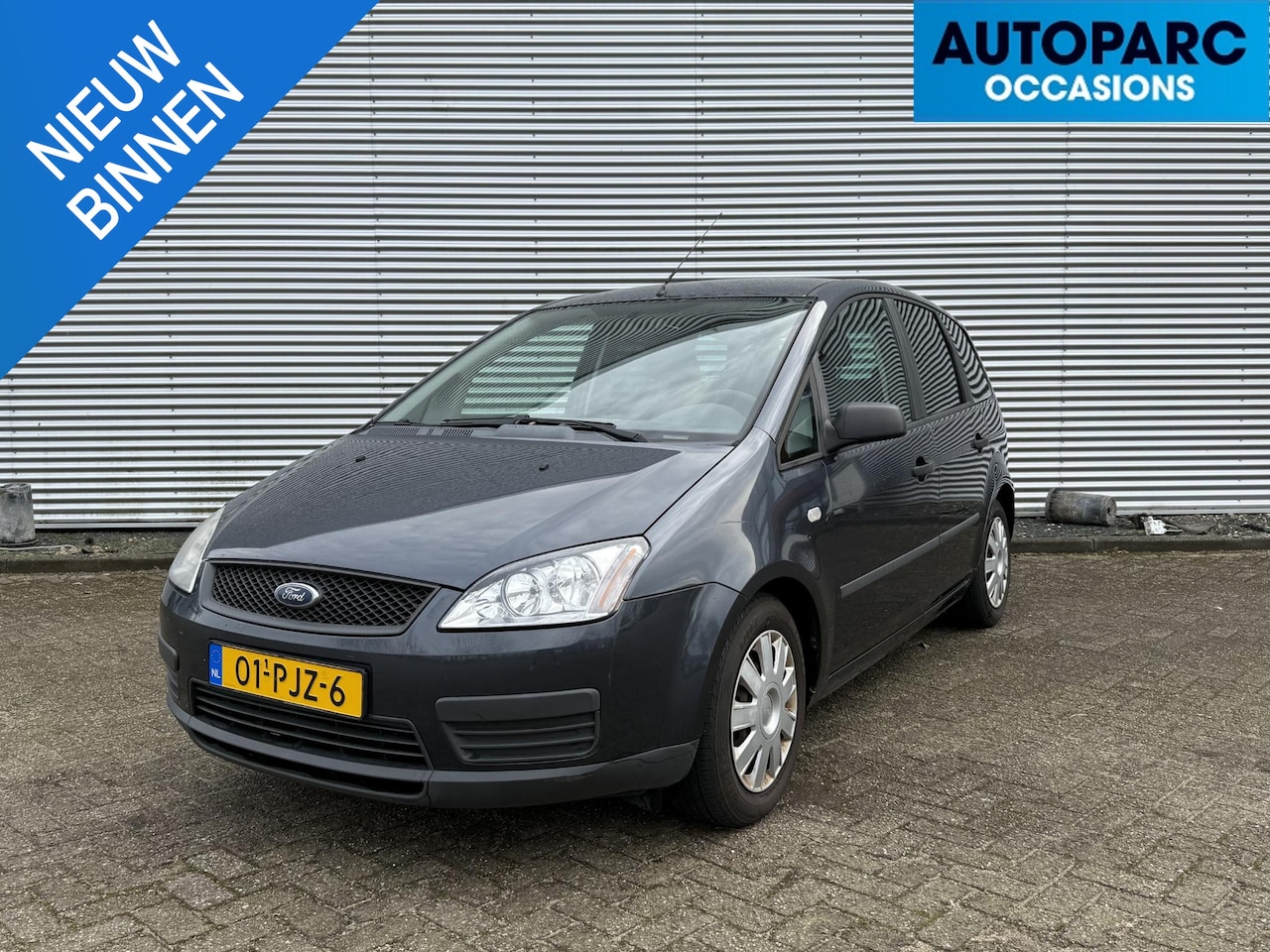 Ford Focus C-Max - 1.6-16V Champion LEUK VOOR WEINIG, RUIM, AIRCO, 5 DRS, NIEUWE APK, LINKERRAAM WERKT NIET, - AutoWereld.nl