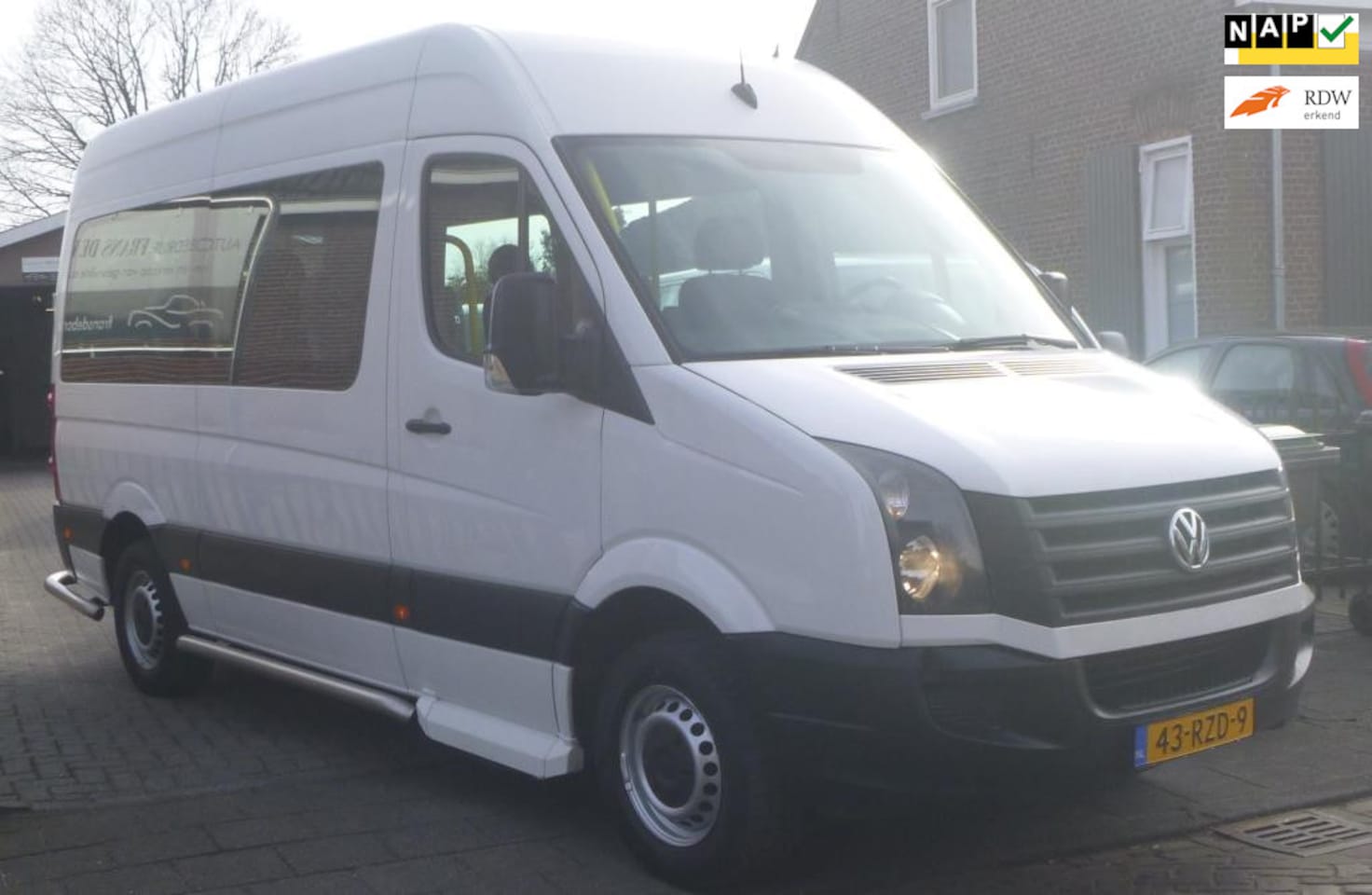 Volkswagen Crafter - 35 2.0 TDI L2H1 AIRCO 9 PERSOONS ROLSTOEL € 6950 EX BTW - AutoWereld.nl