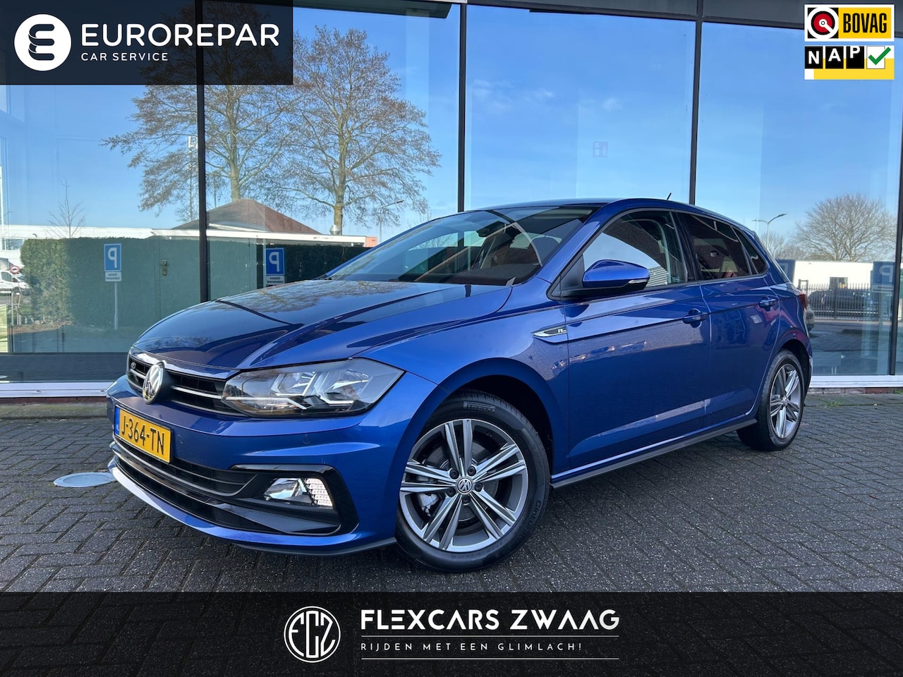 Volkswagen Polo - 1.0 TSI Highline Business R - Automaat - Climate - Parkeerhulp - Navi - Org.nl - AutoWereld.nl