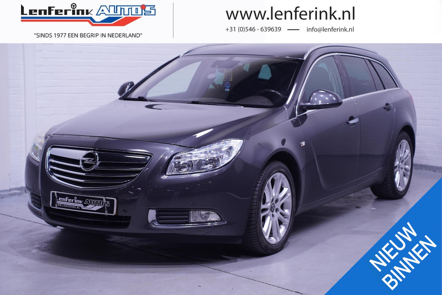 Opel Insignia Sports Tourer - 1.6 T Cosmo navigatie electrische stoelbediening met memory stoelverwarming elektrische ac - AutoWereld.nl