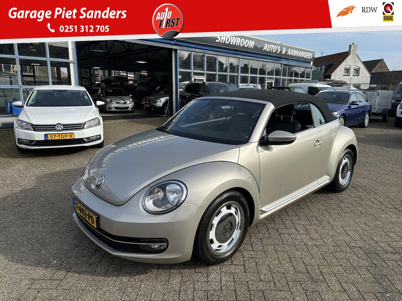 Volkswagen Beetle Cabriolet - 1.2 TSI Design I Clima I Keyless I Fender audio I PDC I - AutoWereld.nl