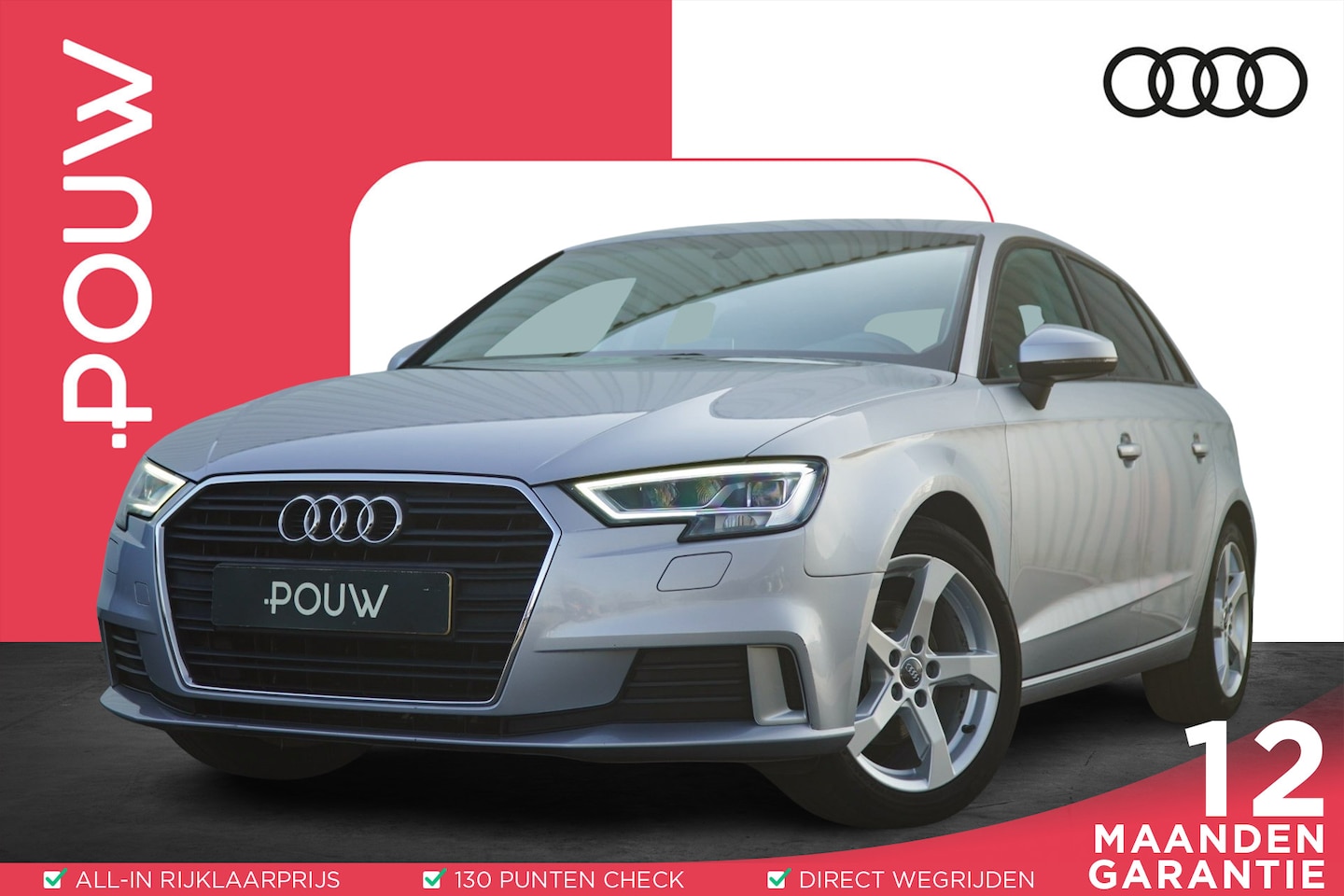 Audi A3 Sportback - 1.0 TFSI 116pk Sport Lease Edition | Navigatie | PDC Achter | Getint Glas - AutoWereld.nl