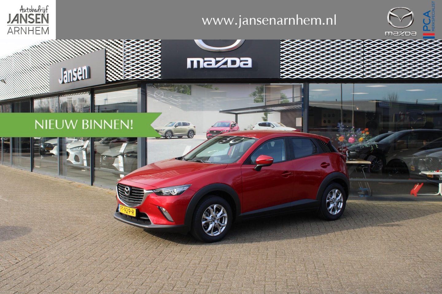 Mazda CX-3 - 2.0 SkyActiv-G 120 Dynamic , Trekhaak, Navi, Clima, Cruise, PDC, LKA, LMV 16 Inch, Stoelve - AutoWereld.nl