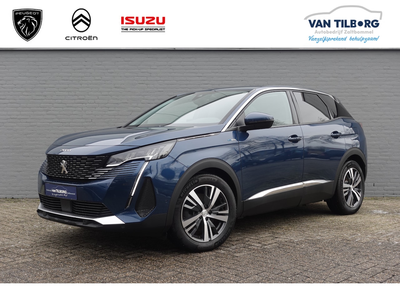 Peugeot 3008 - 1.6 HYbrid 225 | NAV | CLIMA | CAMERA | AD. CRUISE | LED | AF. TREKHAAK - AutoWereld.nl