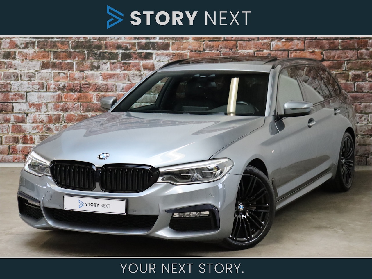 BMW 5-serie Touring - 520d High Executive M Sport Pakket Automaat / Trekhaak / Navigatie Professional  / Harman - AutoWereld.nl