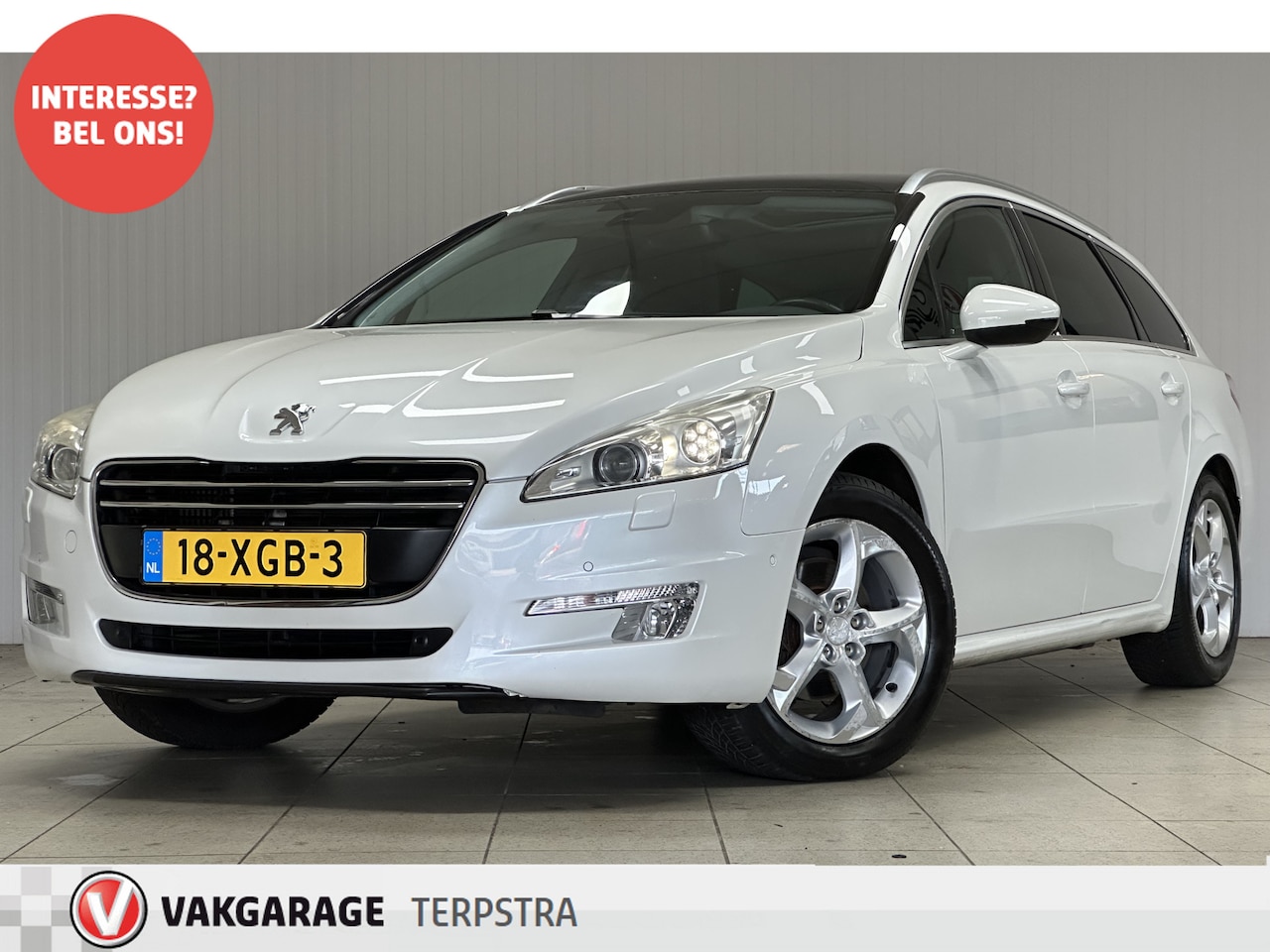 Peugeot 508 SW - 1.6 THP Blue Lease Executive/ Parelmoer wit!/ Trekhaak/ Panorama-Dak/ Xenon!/ Navi/ Clima/ - AutoWereld.nl