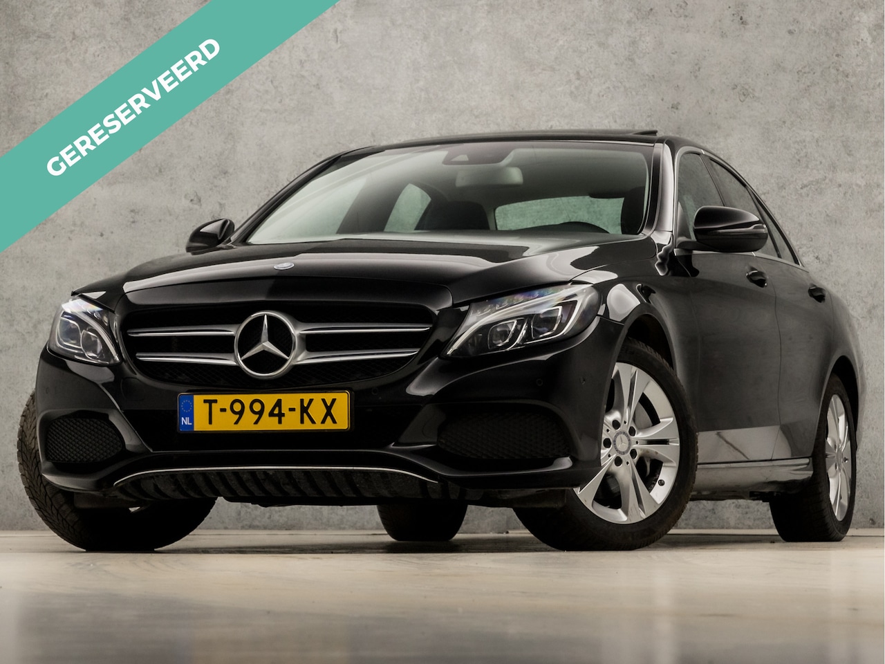 Mercedes-Benz C-klasse - 250 Prestige Sport 211Pk Automaat (SCHUIFDAK, NAVIGATIE, LUCHTVERING, LEDER, ELEK SPORTSTO - AutoWereld.nl