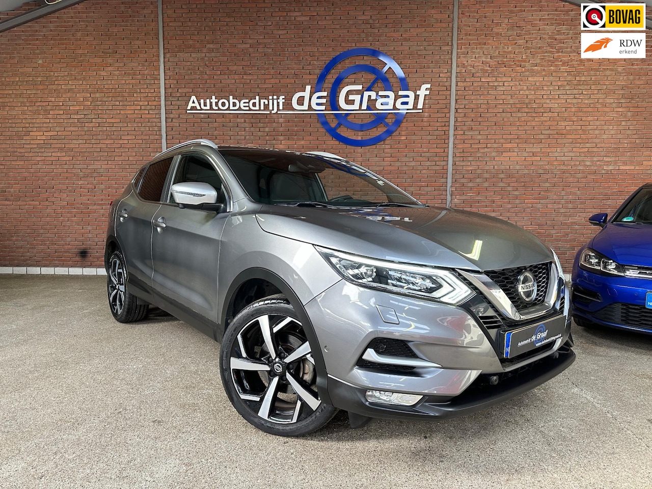 Nissan Qashqai - 1.3 DIG-T Tekna +|PANO/CRUISE/CAMERA*360 - AutoWereld.nl