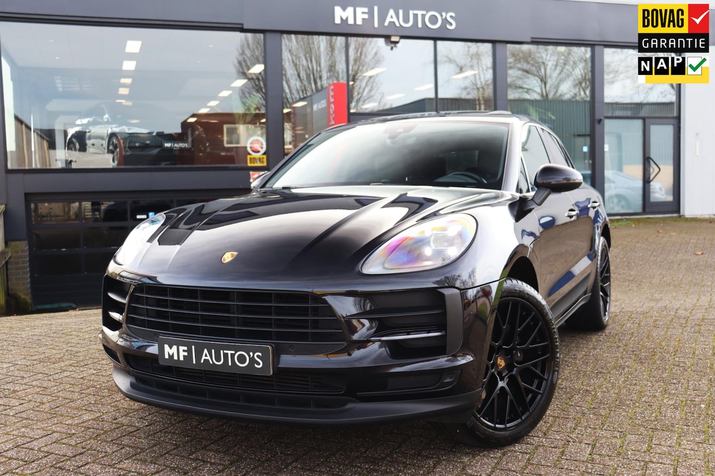 Porsche Macan - 2.0|Pano|Sport Chrono|Bose|Memory|Stoel koeling|21"|DAB - AutoWereld.nl