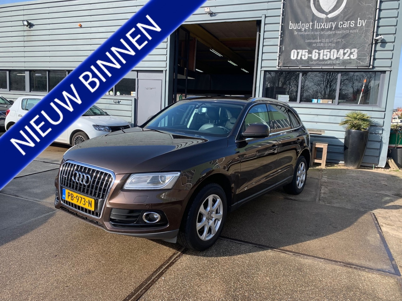 Audi Q5 - 2.0 TDI quattro Sport Pro Line leer/navi/trekhaak auto rijd & schakelt top - AutoWereld.nl